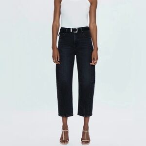 PISTOLA ELI HIGH RISE BARREL JEAN - DARK MIDNIGHT Women's SIZE 28